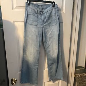 Old Navy Light Colored Flare Jeans
